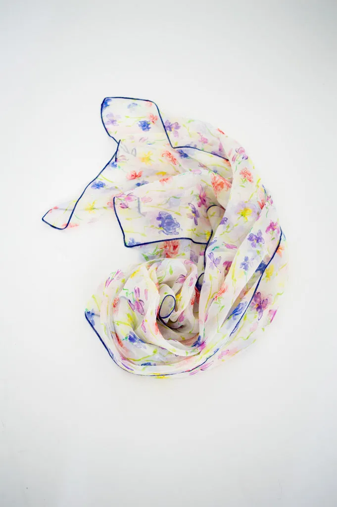 Silk Scarf, Mignonne sold by Blue Sky product image thumbnail 2