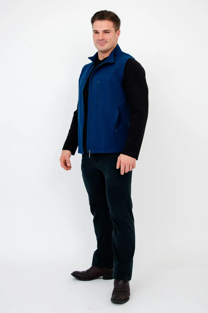 Nick Vest, Indigo, Bamboo Fleece sold by Blue Sky product image thumbnail 4
