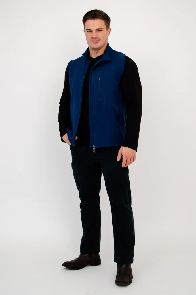 Nick Vest, Indigo, Bamboo Fleece sold by Blue Sky product image thumbnail 2