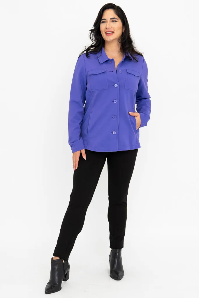 Lolo Jacket, Lavender, Modal sold by Blue Sky product image thumbnail 4