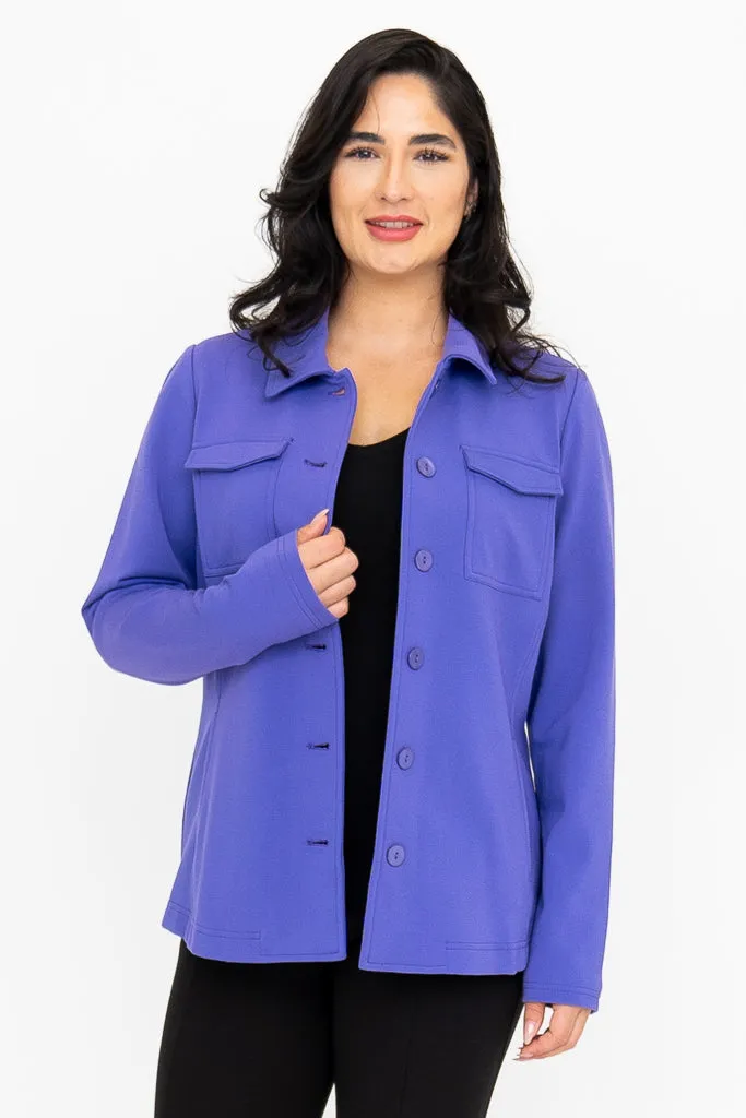 Lolo Jacket, Lavender, Modal sold by Blue Sky product image thumbnail 5