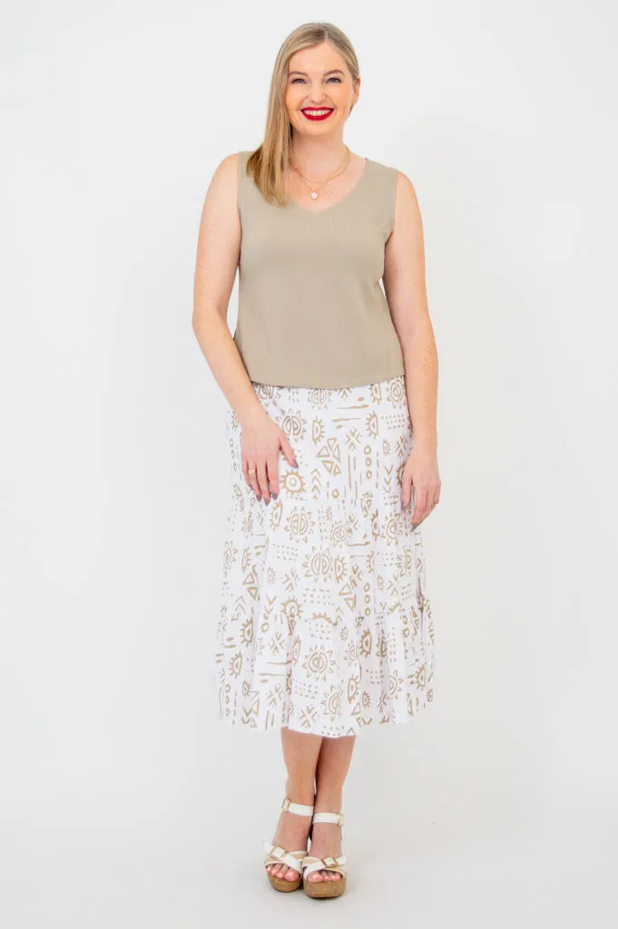 Havana Tank, Sand, Linen Bamboo sold by Blue Sky product image thumbnail 4