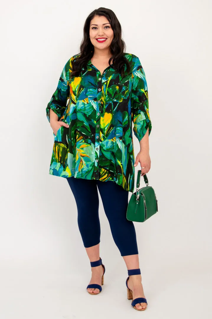 Celine Blouse, Greenroom, Linen Bamboo - Final sale sold by Blue Sky product image thumbnail 3