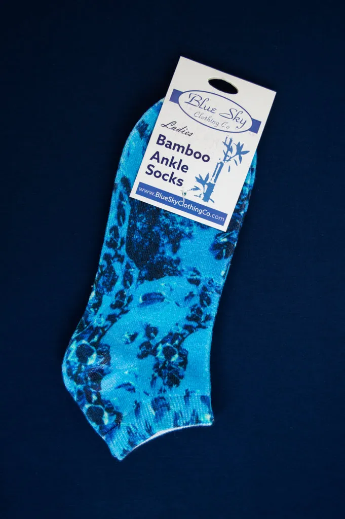 Ladies Ankle Bamboo Socks, Assorted Prints sold by Blue Sky product image thumbnail 4