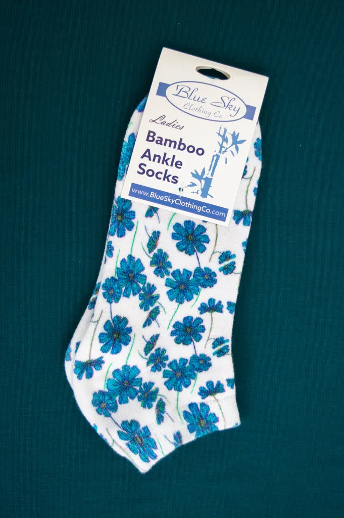 Ladies Ankle Bamboo Socks, Assorted Prints sold by Blue Sky product image thumbnail 3