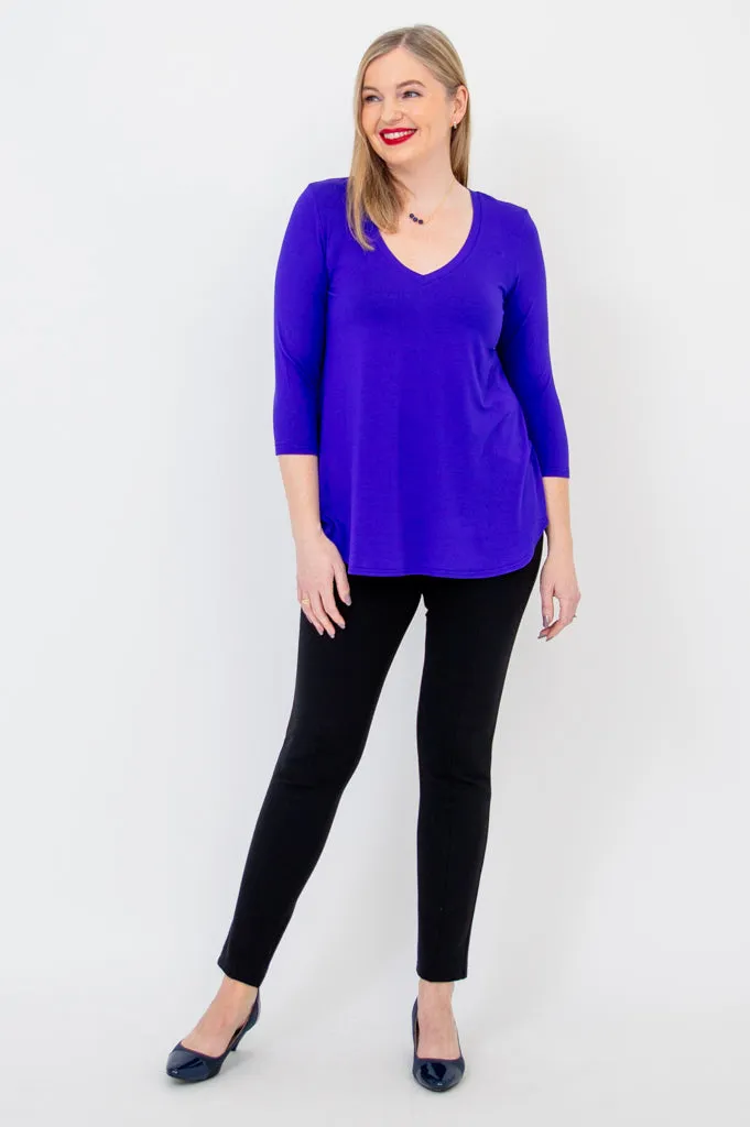 Jackie 3/4 Sleeve, Violet, Bamboo sold by Blue Sky product image thumbnail 5