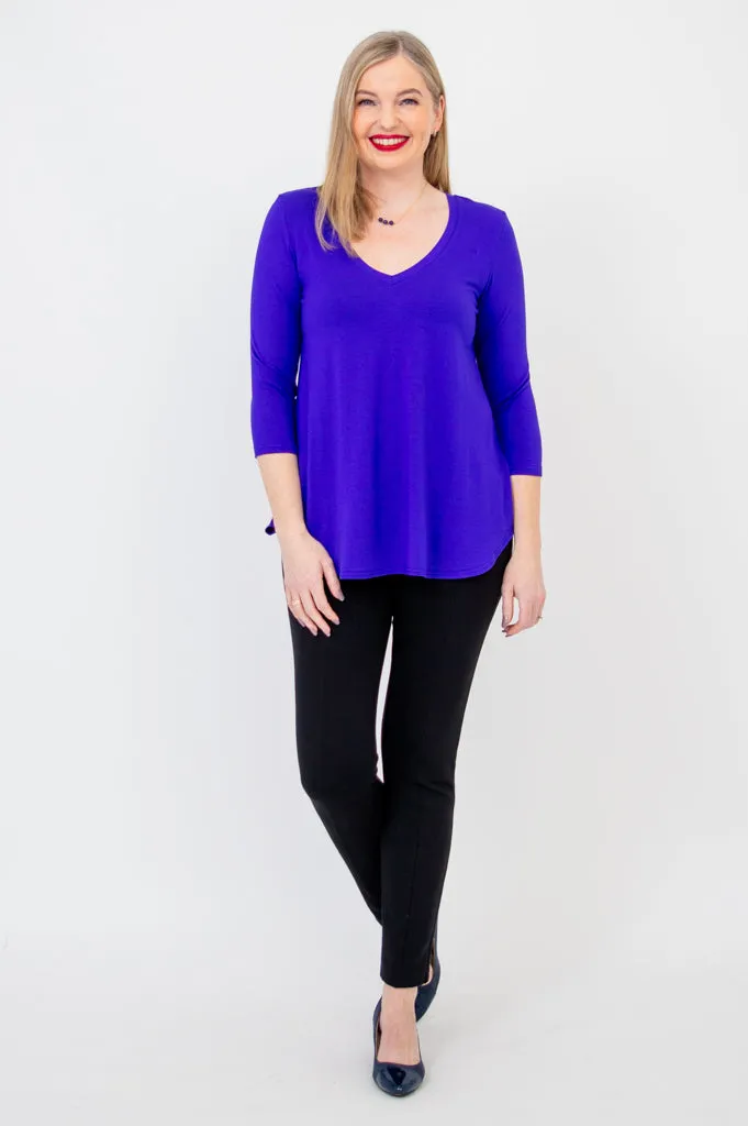 Jackie 3/4 Sleeve, Violet, Bamboo sold by Blue Sky product image thumbnail 2