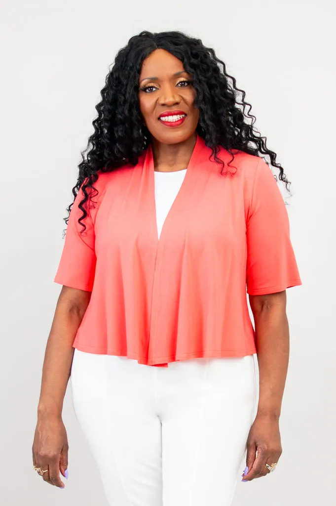 Doda Jacket, Coral, Bamboo -Final Sale sold by Blue Sky