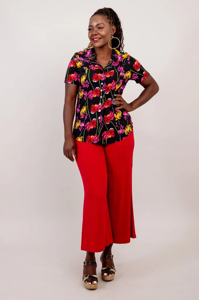 Samantha S/S Top, Mamina, Linen Bamboo- Final Sale sold by Blue Sky product image thumbnail 4