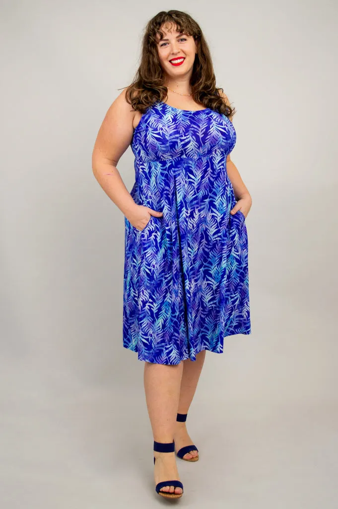 Shauna Dress, Palma, Linen Bamboo sold by Blue Sky