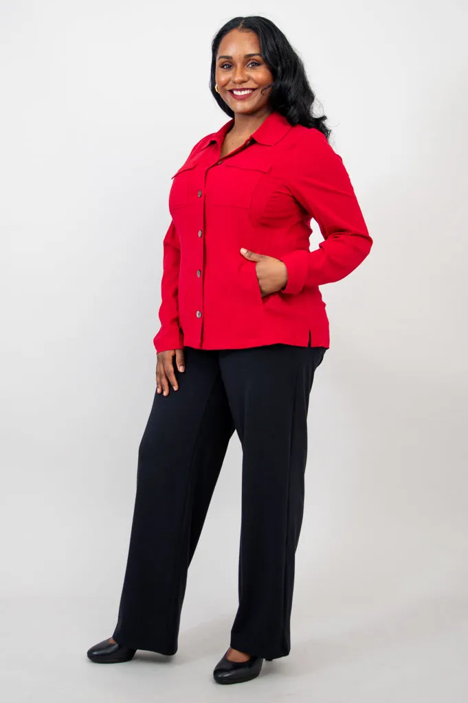 Lauren Jacket, Lipstick, Linen Bamboo sold by Blue Sky product image thumbnail 3