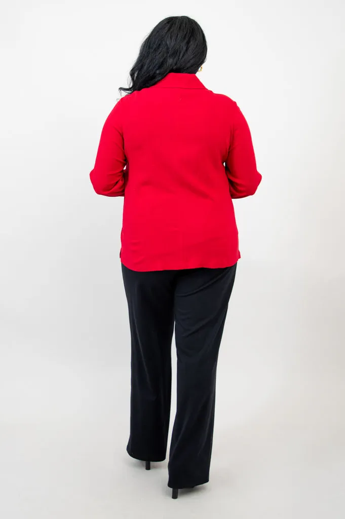 Lauren Jacket, Lipstick, Linen Bamboo sold by Blue Sky product image thumbnail 5