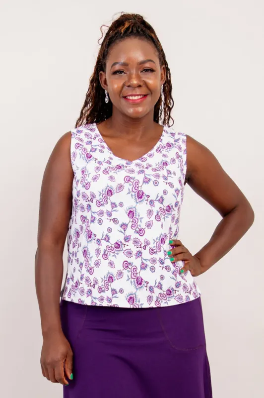 Havana Tank, Rajou, Linen Bamboo -Final Sale sold by Blue Sky