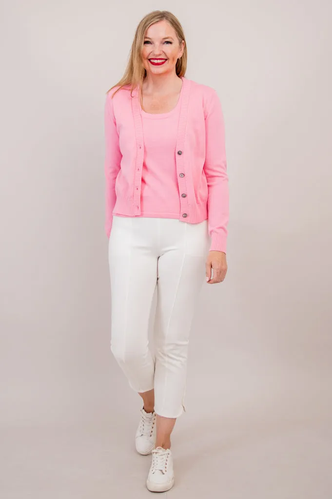 Tellie Cardigan, Pink, Cotton sold by Blue Sky product image thumbnail 4