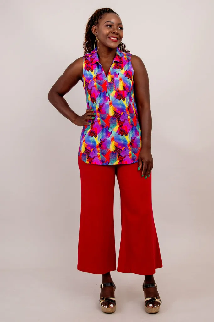 Hula Tank, Starburst, Linen Bamboo - Final Sale sold by Blue Sky product image thumbnail 5