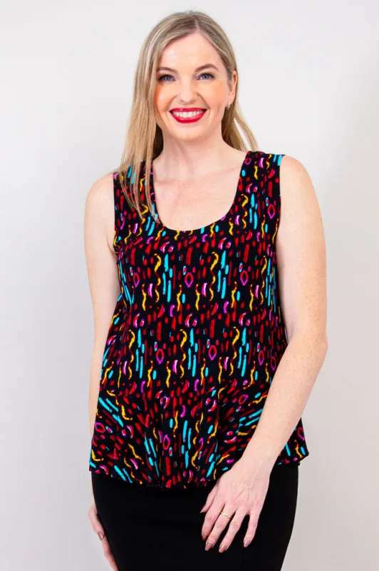 Ginny Tank, Conga, Linen Bamboo sold by Blue Sky