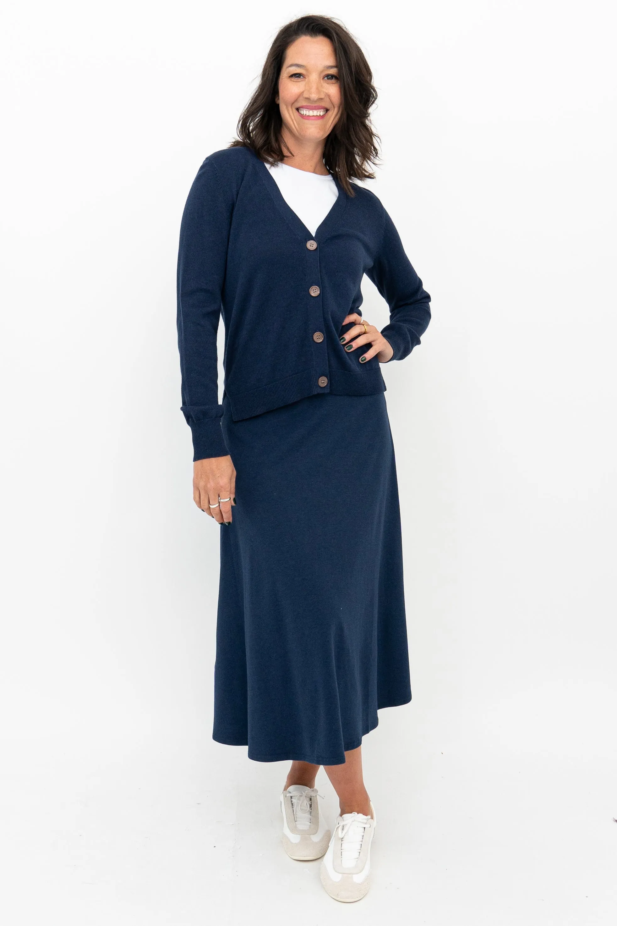 Gillian Skirt, Indigo, Bamboo sold by Blue Sky product image thumbnail 2