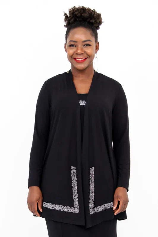 Opra Jacket, Black Diamond, Bamboo sold by Blue Sky