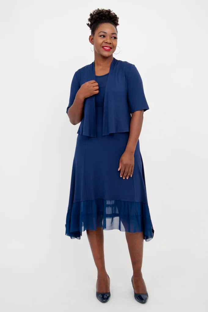 Doda Jacket, Indigo, Bamboo sold by Blue Sky product image thumbnail 3