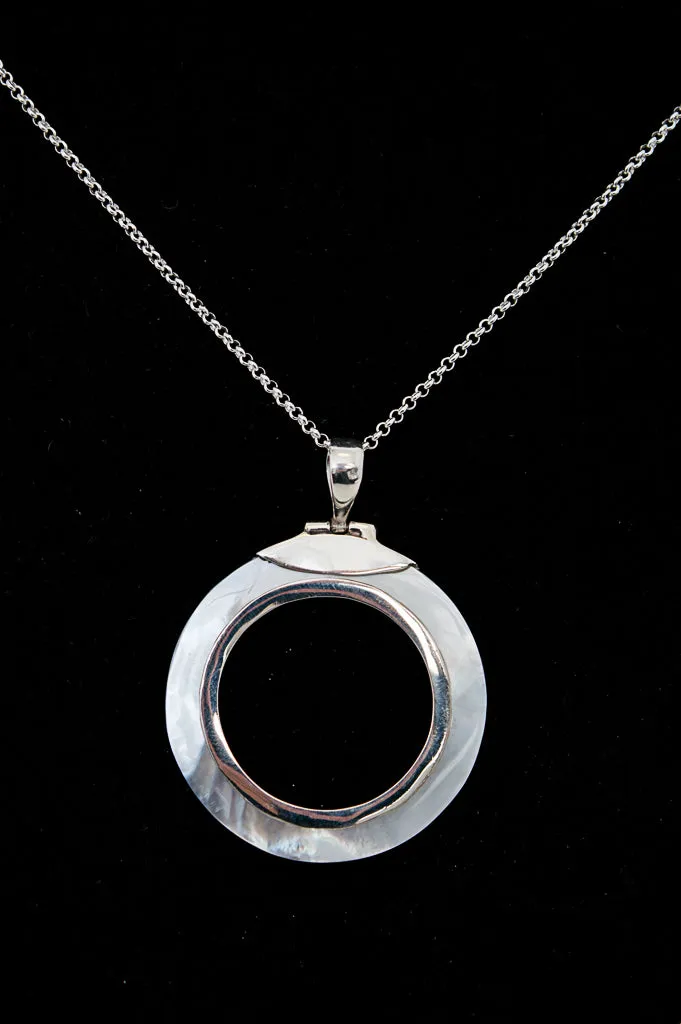 Mop Shell Pendant Necklace - 768 sold by Blue Sky