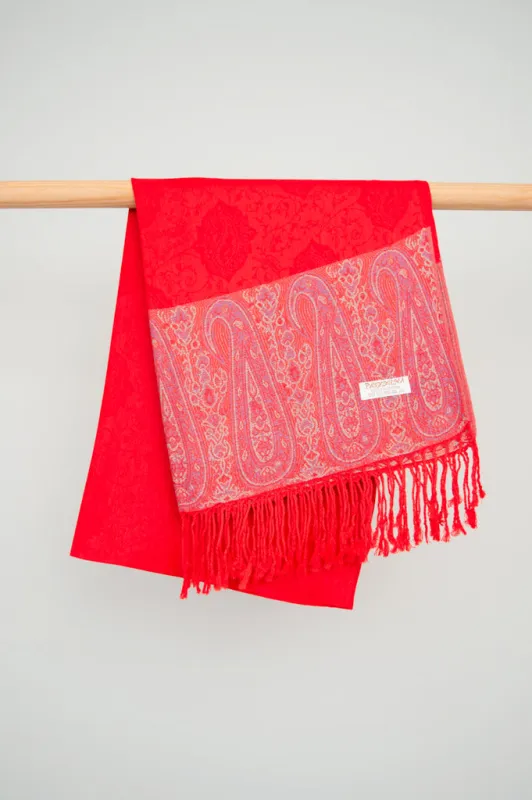 Pashmina Scarf, Rouge Paisley sold by Blue Sky