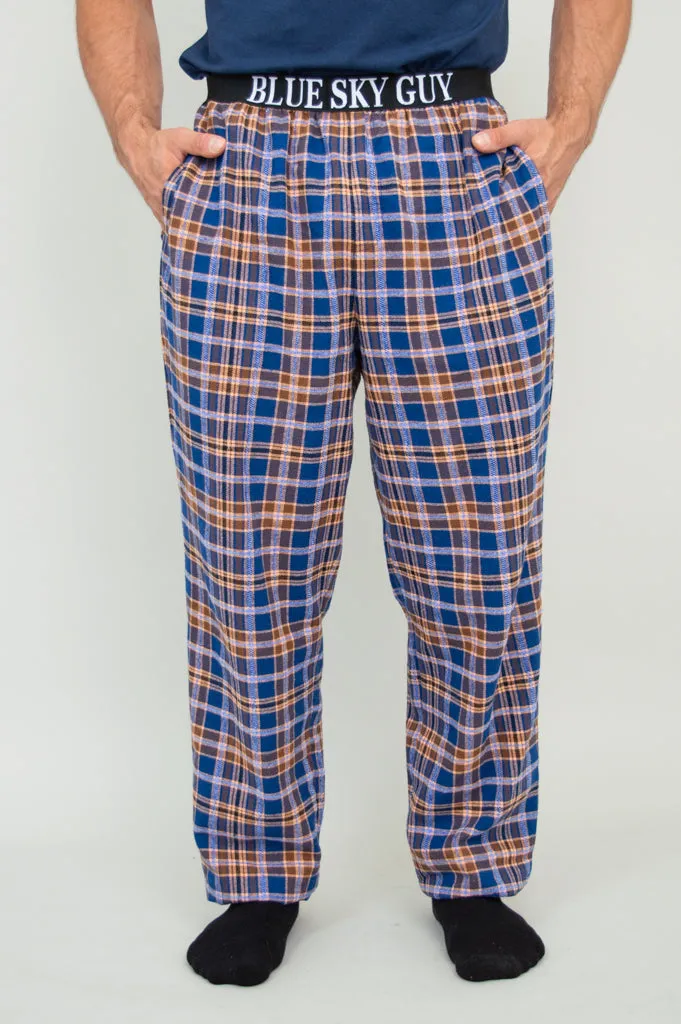 Tanner Pant, Blue Plaid, 100% Cotton sold by Blue Sky product image thumbnail 5