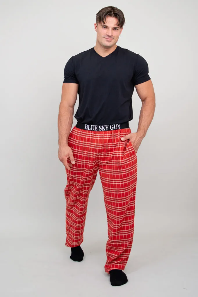 Tanner Pant, Red Plaid, 100% Cotton sold by Blue Sky product image thumbnail 4