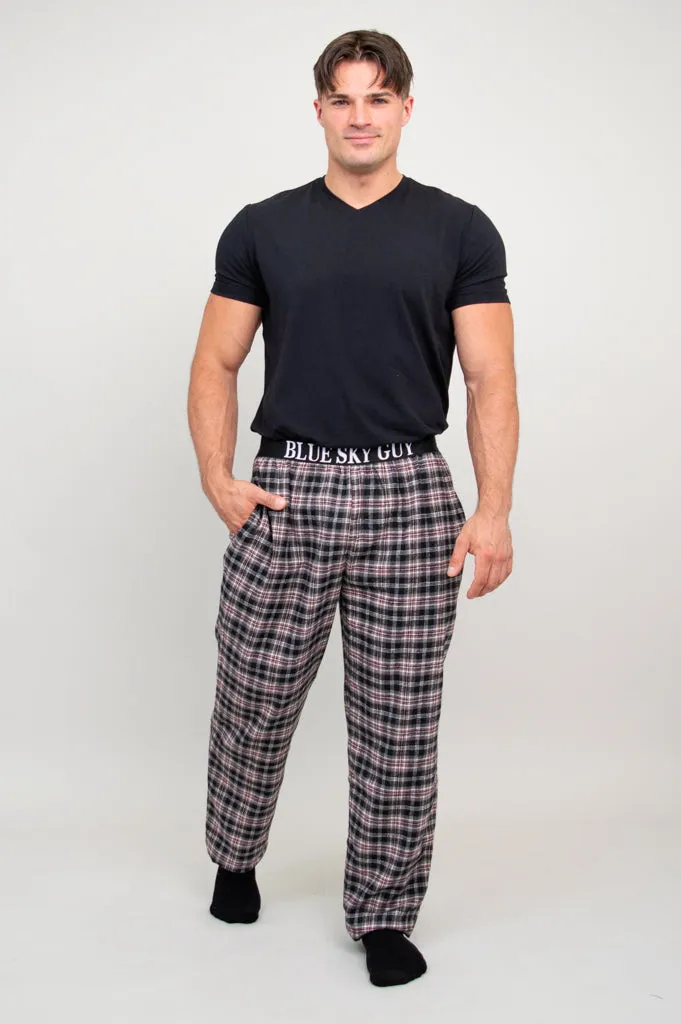 Tanner Pant, Black Plaid, 100% Cotton sold by Blue Sky product image thumbnail 4