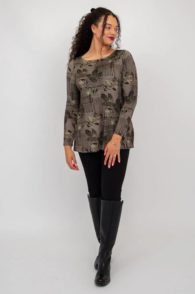 Cheerful Tunic, Fall Sketch, Bamboo - Final Sale sold by Blue Sky product image thumbnail 2