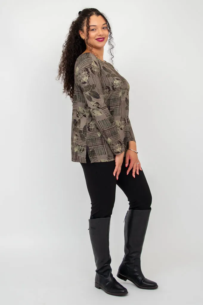 Cheerful Tunic, Fall Sketch, Bamboo - Final Sale sold by Blue Sky product image thumbnail 5