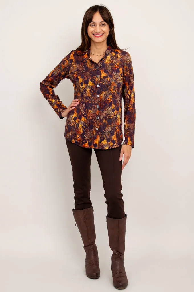 Debbie L/S Top, Fortress, Bamboo Linen - Final Sale sold by Blue Sky product image thumbnail 3