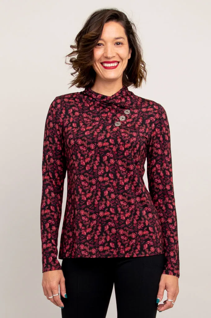 Trinity L/S Top, Florid, Bamboo - Final Sale sold by Blue Sky