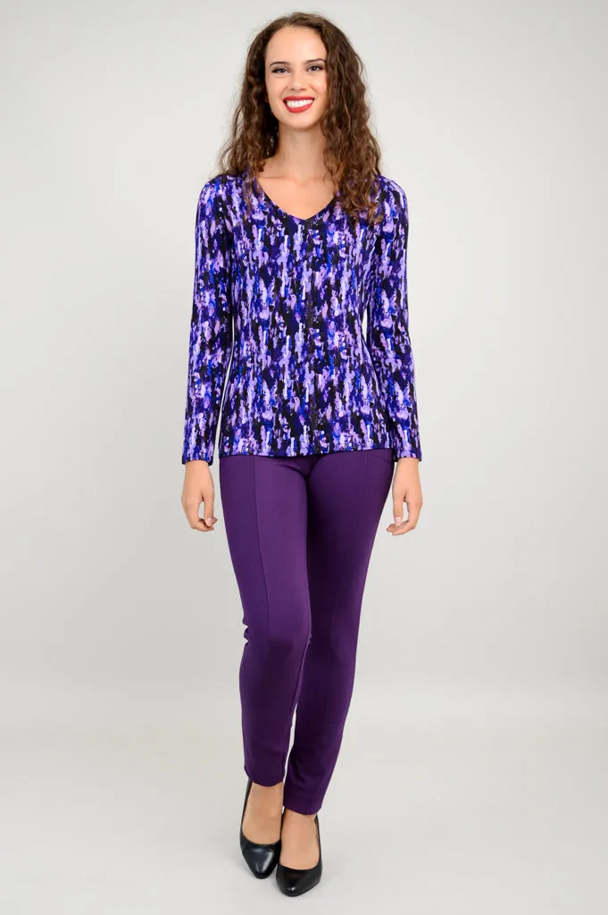 Mia Long Sleeve, Plum Rain, Bamboo sold by Blue Sky product image thumbnail 4