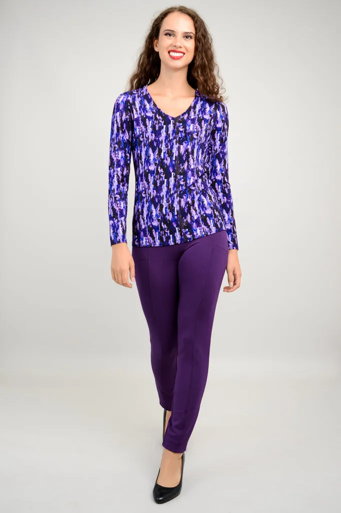 Mia Long Sleeve, Plum Rain, Bamboo sold by Blue Sky product image thumbnail 2