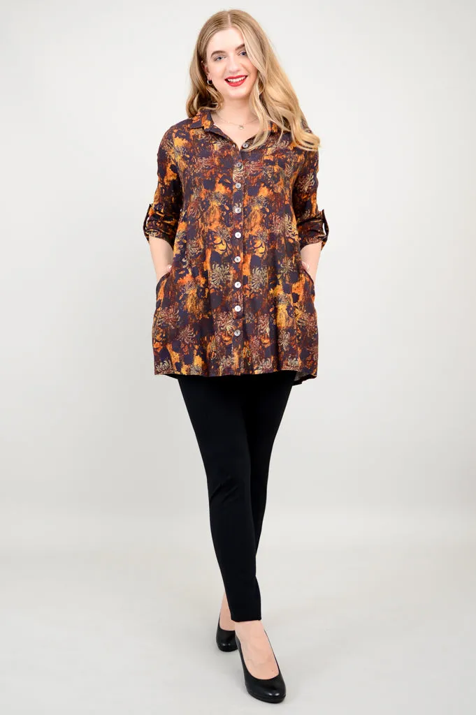 Celine Blouse, Fortress, Bamboo Linen- Final Sale sold by Blue Sky product image thumbnail 5