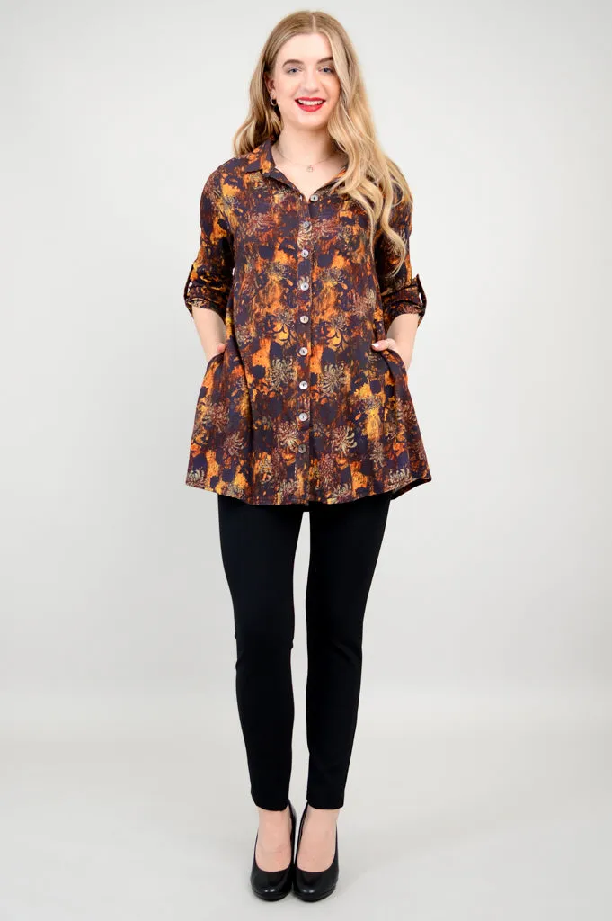 Celine Blouse, Fortress, Bamboo Linen- Final Sale sold by Blue Sky product image thumbnail 2