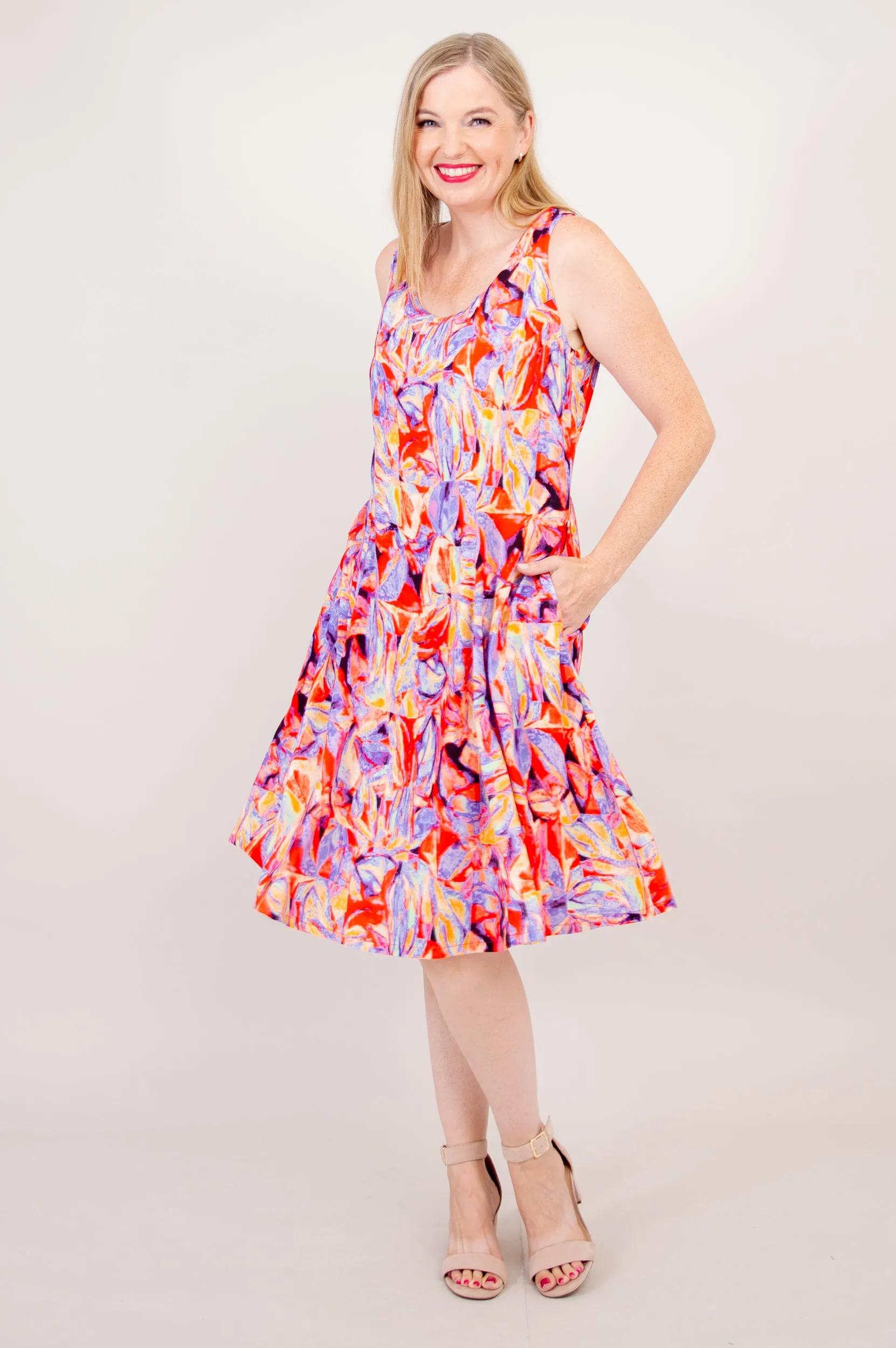 Sara Dress, Carro, Woven Bamboo - Final Sale sold by Blue Sky product image thumbnail 3