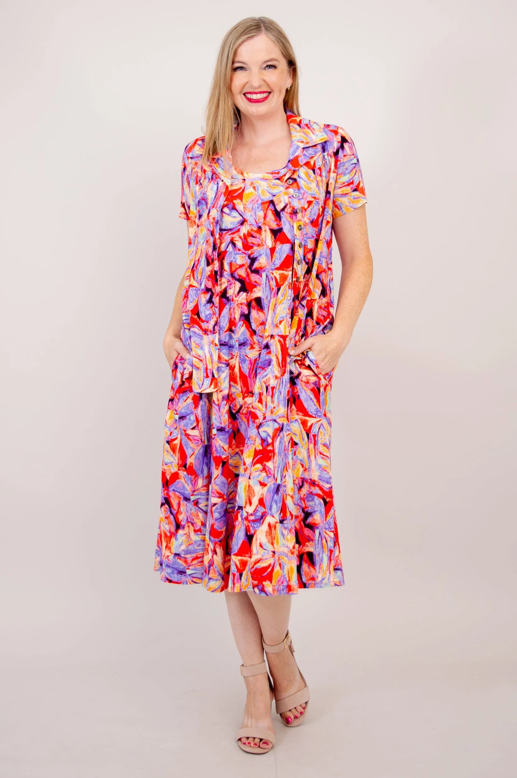 Samantha S/S Top, Carro, Woven Bamboo sold by Blue Sky product image thumbnail 5