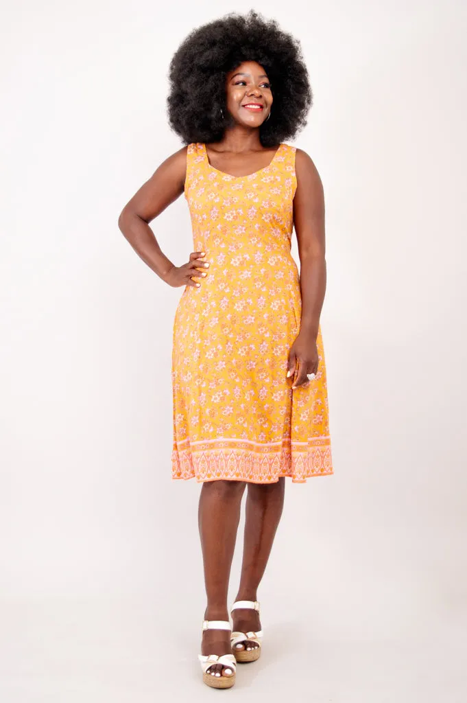Sweet Sara Dress, Jaune sold by Blue Sky product image thumbnail 4