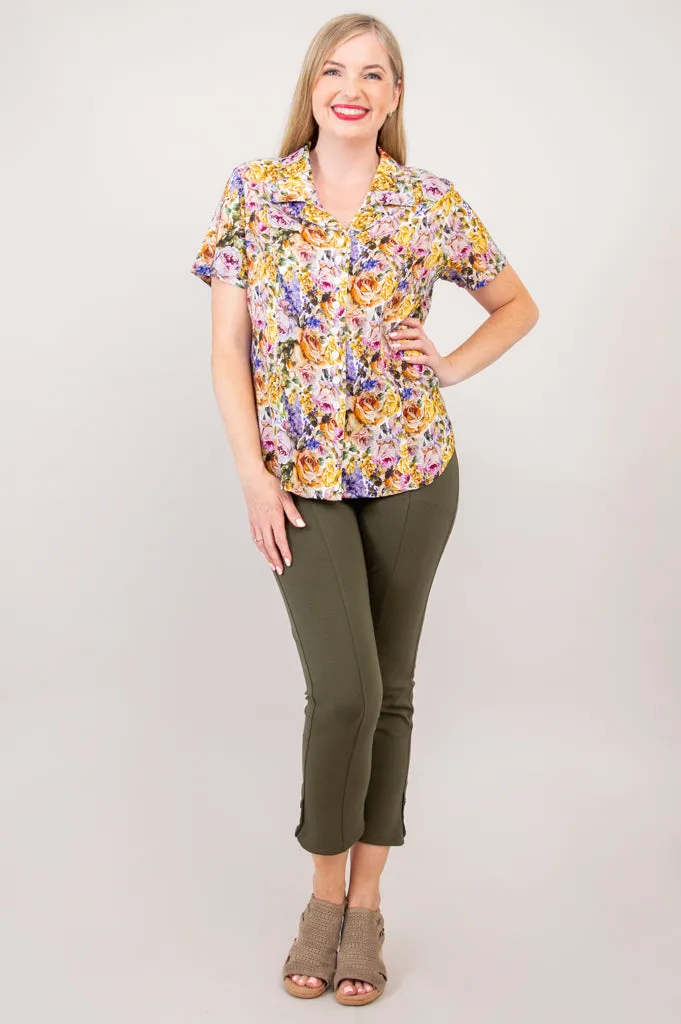 Samantha S/S Top, Elodie, Linen Bamboo sold by Blue Sky product image thumbnail 3