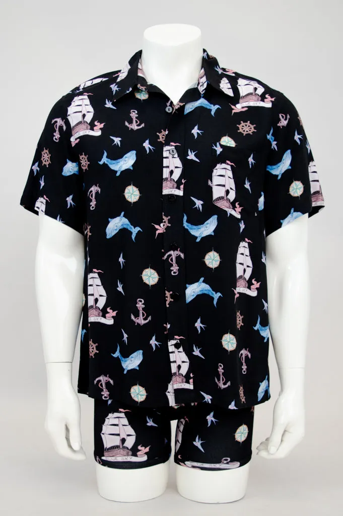 Dino Shirt, Sailor, Woven Bamboo sold by Blue Sky product image thumbnail 3