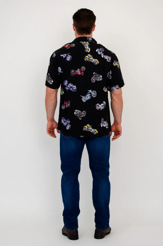 Dino Shirt, Motorcycle, Woven Bamboo sold by Blue Sky product image thumbnail 4