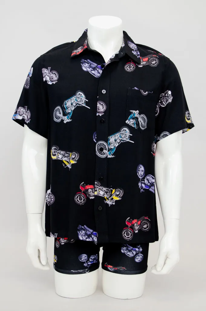 Dino Shirt, Motorcycle, Woven Bamboo sold by Blue Sky product image thumbnail 5
