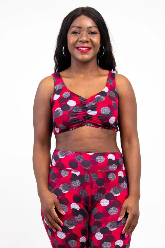 Clipper Top, Polka Dance, Bamboo sold by Blue Sky