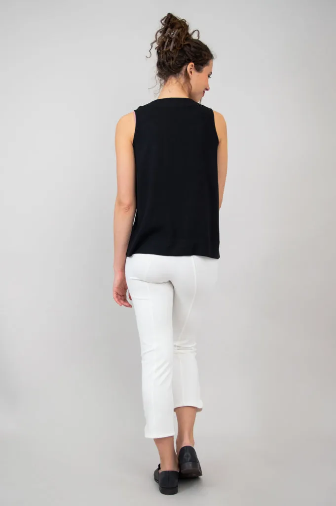 Scarlette Tank, Black, Linen Bamboo sold by Blue Sky product image thumbnail 5