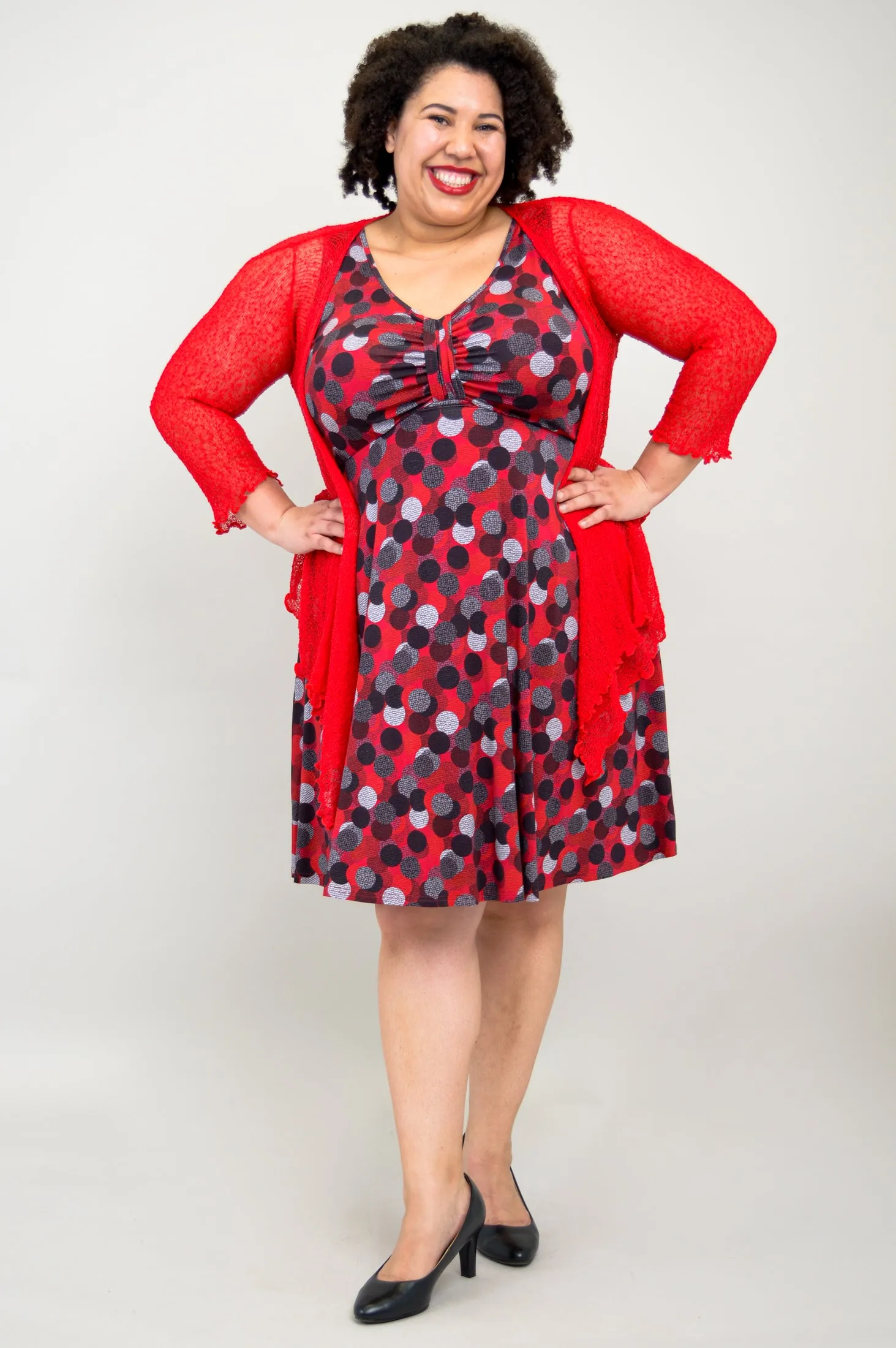 Genesis Dress, Polka Dance, Bamboo- Final Sale sold by Blue Sky product image thumbnail 5