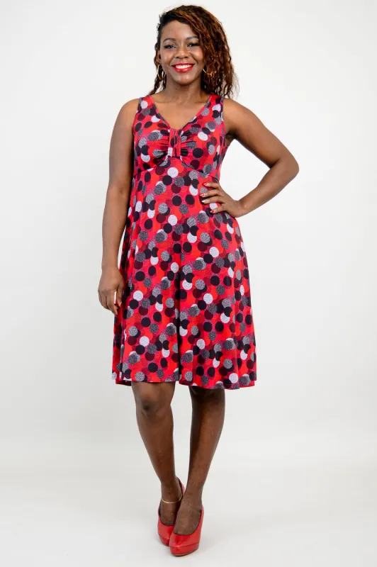 Genesis Dress, Polka Dance, Bamboo- Final Sale sold by Blue Sky