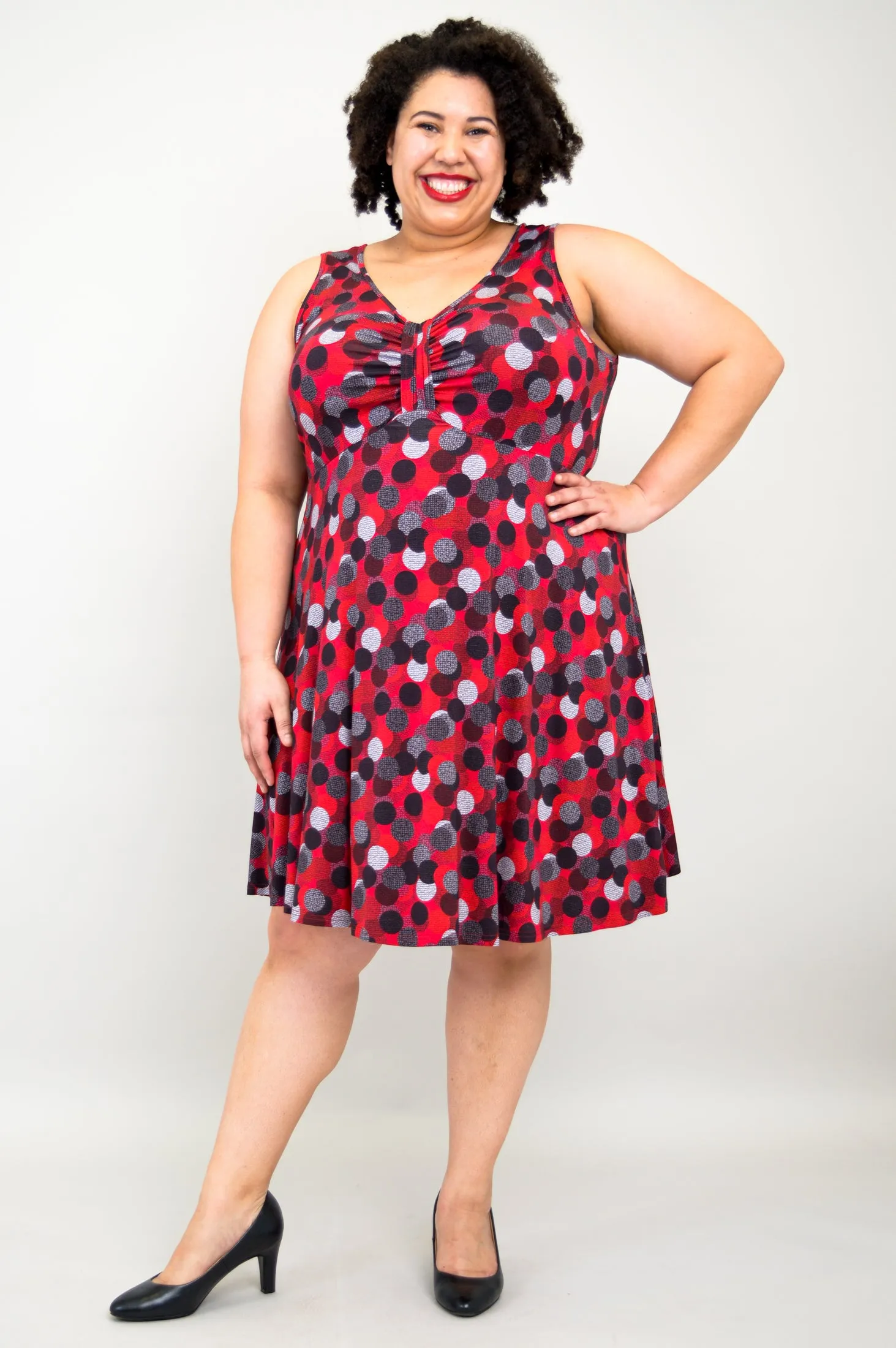 Genesis Dress, Polka Dance, Bamboo- Final Sale sold by Blue Sky product image thumbnail 4