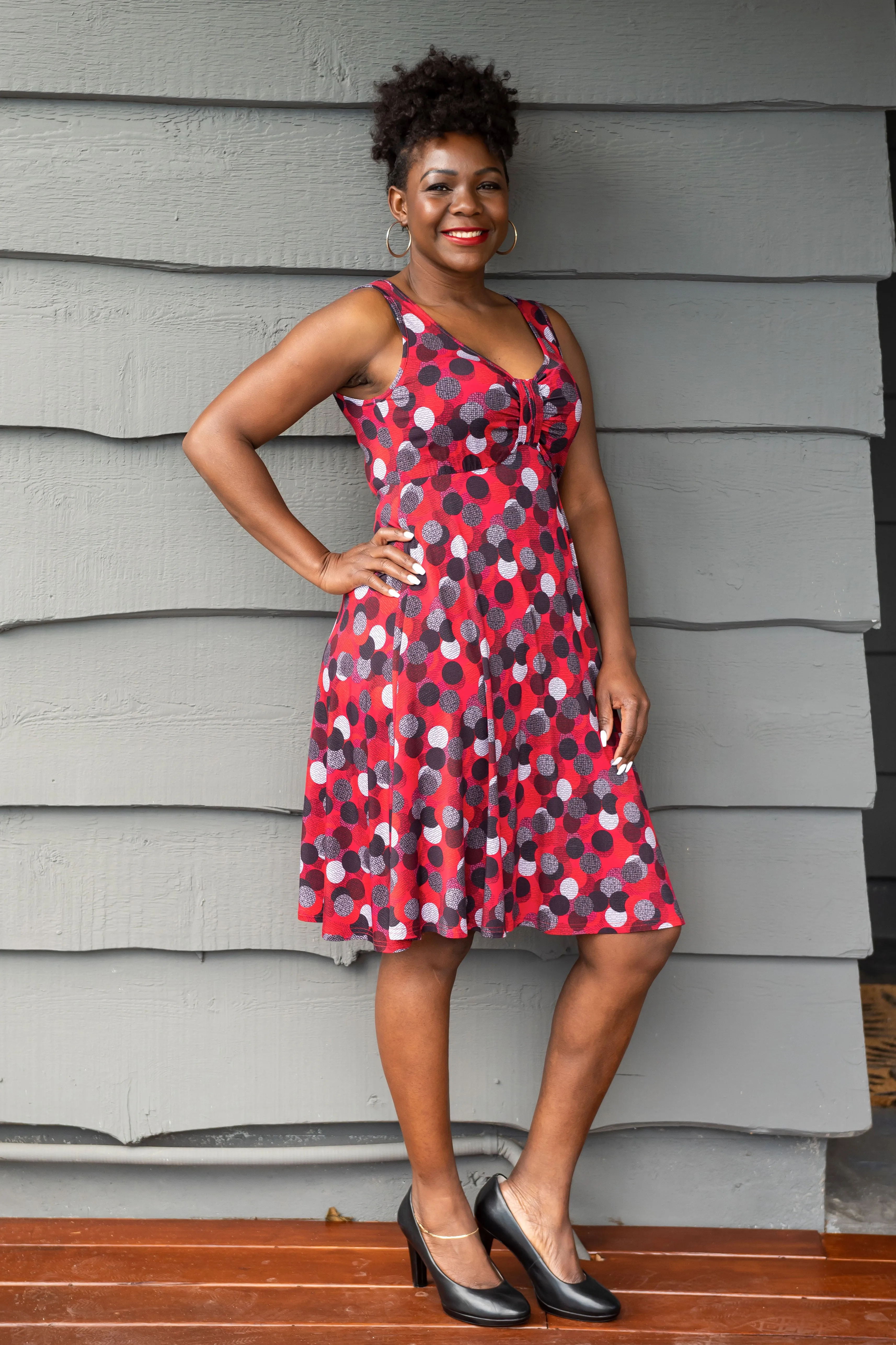 Genesis Dress, Polka Dance, Bamboo- Final Sale sold by Blue Sky product image thumbnail 3