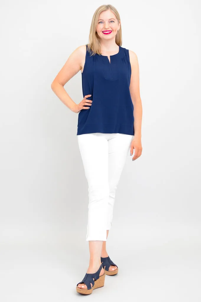 Scarlette Tank, Indigo, Linen Bamboo sold by Blue Sky product image thumbnail 3